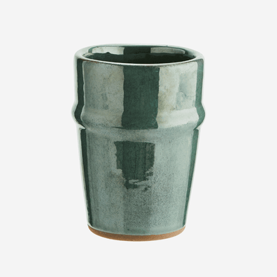 MADAM STOLTZ - stoneware mug sea green - original and beautiful tableware