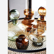 Retro vase - Brown glass