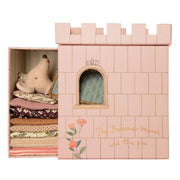 MAILEG - Princess and the pea mouse doll in her castle