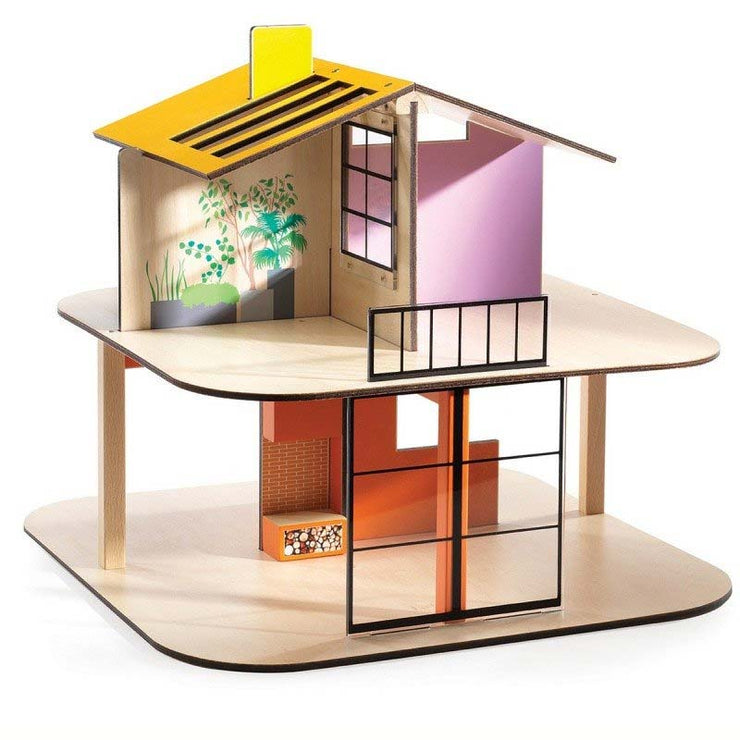 DJECO - Colourful doll house - Color House - Empty