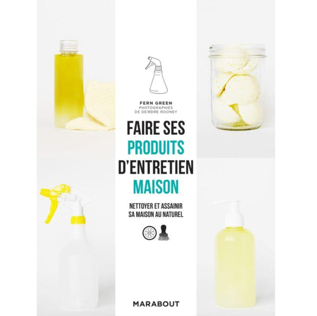 MARABOUT EDITION - Lifestyle book in French to learn how to make your own cleaning products at home