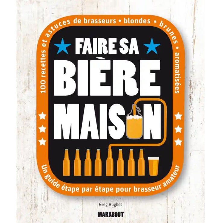 MARABOUT - french book for homemade beer - "faire sa bière maison" - gift idea for men