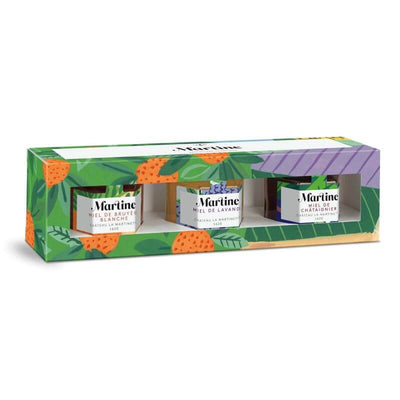 MIEL MARTINE - tasting set - french honey 60g