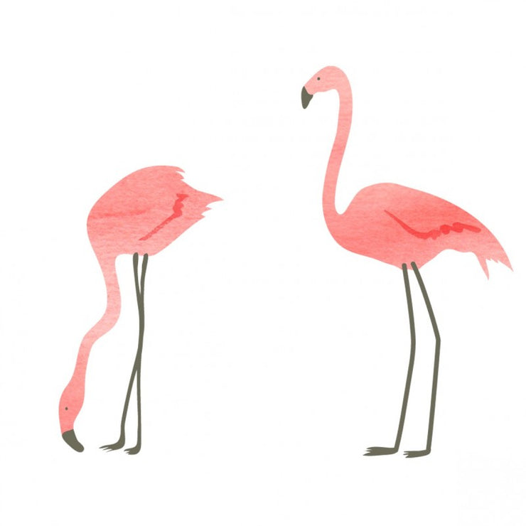 Mimilou - stickers for kids bedroom - just a touch - pink flamingos fun and cute - made in France