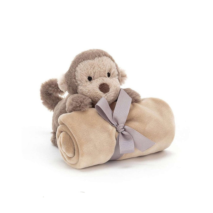 Monkey Soother blanket toy JELLLYCAT French Blossom