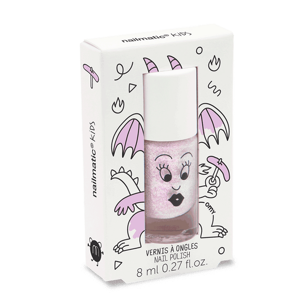 NAILMATIC KIDS - water-based nailpolish - Elliot - glitter pink