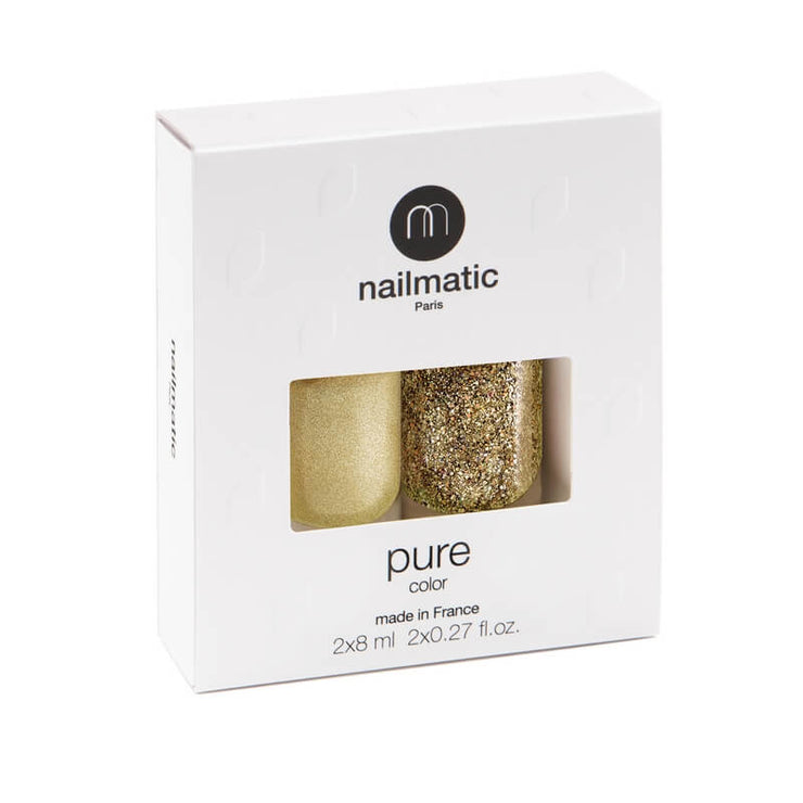 NAILMATIC - set of 2 nail polishes - Eleanor & Bonnie - made in France, vegan and cruelty free