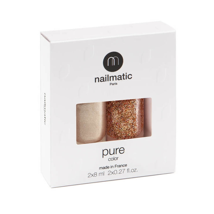 NAILMATIC - set of 2 nail polishes - Taylor & Stella - made in France, vegan & cruelty free