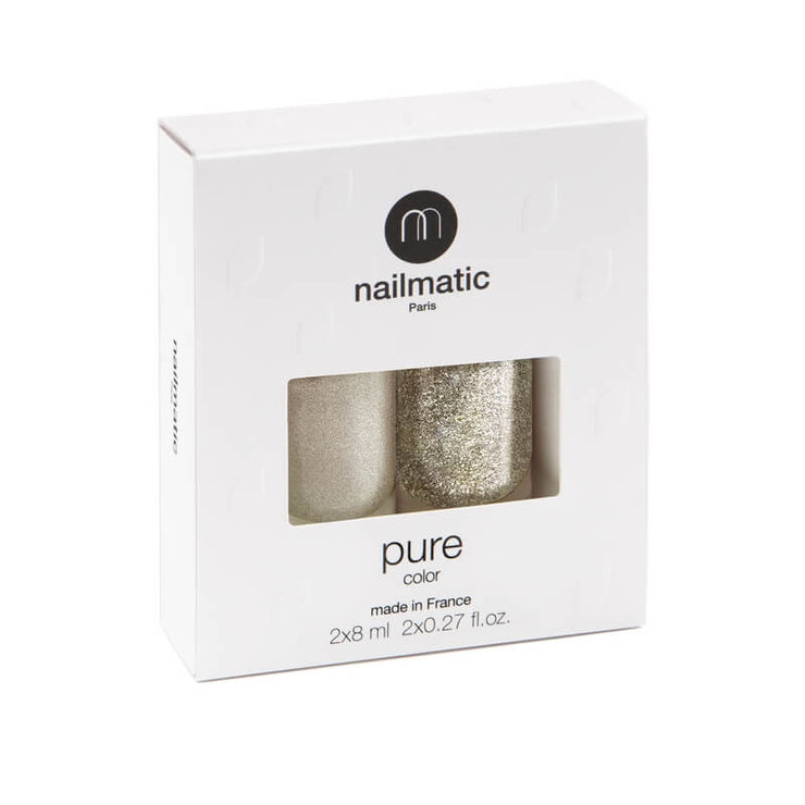 NAILMATIC - set of 2 nail polishes - Lucie & Victoria - made in France, vegan and cruelty free