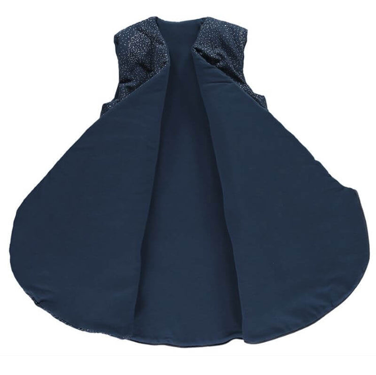 Nobodinoz - Cloud sleeping bag - gold bubble/Night blue