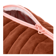 Nobodinoz - Savannah case - wild brown - recycled velvet made in France and Spain