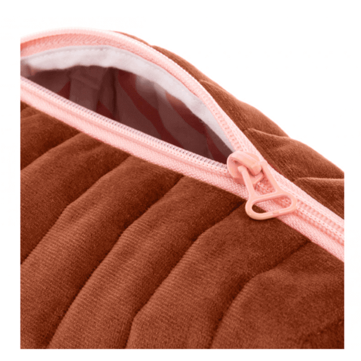 Nobodinoz - Savannah case - wild brown - recycled velvet made in France and Spain