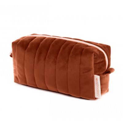 Nobodinoz - Savannah case - wild brown - recycled velvet made in France and Spain