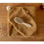 Nobodinoz - Baby bath set - so cute caramel - 100% organic cotton - made in France and Spain
