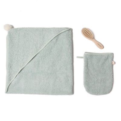 Nobodinoz - Baby bath set - so cute green