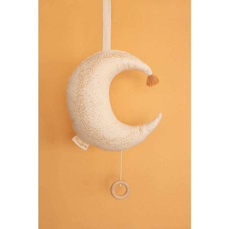 Organic Cotton Orange Baby Rattle