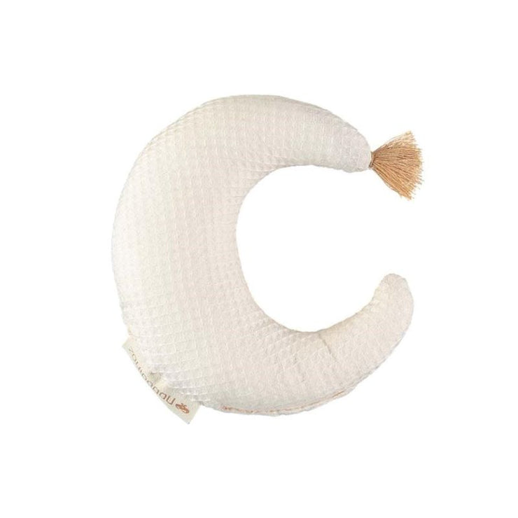 Nobodinoz - cute baby rattle - Magic moon - 100% organic cotton