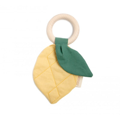 Nobodinoz - teething ring - cute little lemon