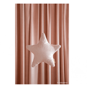 Nobodinoz - Velvet star cushion - bloom pink - beautiful and cute