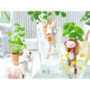 NOTED - Grow your own wild strawberry plant - self-watering cat - cute and fun decorative object 