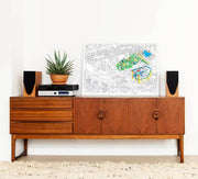 OMY DESIGN & PLAY - giant coloring poster - football