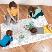 OMY DESIGN & PLAY - XXL giant coloring poster - France - fun and original activity for kids and adults