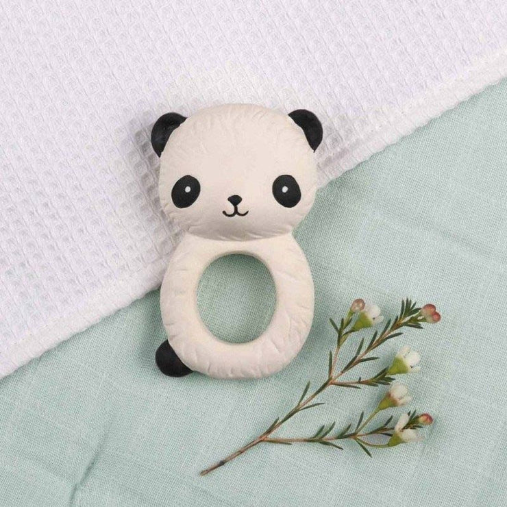 Natural rubber teething ring - Panda