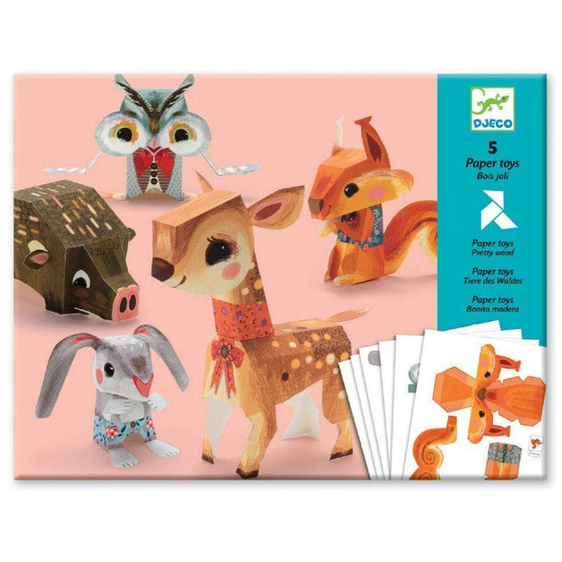 Pretty forrest animals - Paper toy