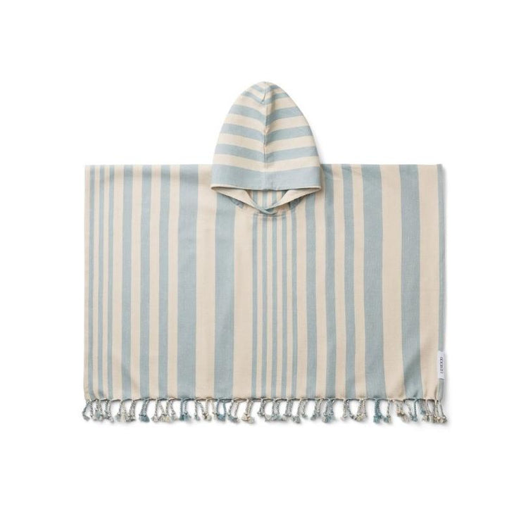 poncho-sea-blue-for-childrens-liewood