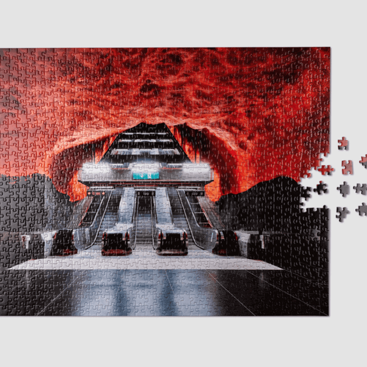 PRINTWORKS - Puzzle 1000 pieces - subway art fire