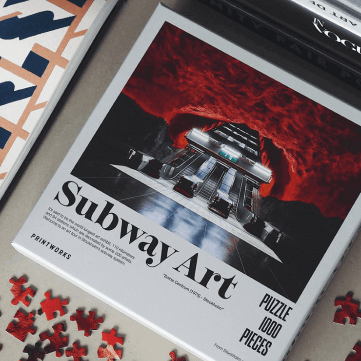 PRINTWORKS - Puzzle 1000 pieces - subway art fire
