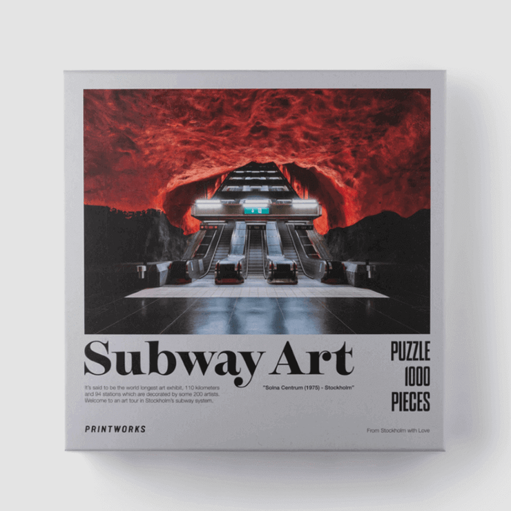 PRINTWORKS - Puzzle 1000 pieces - subway art fire