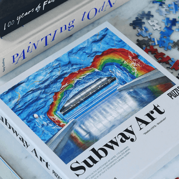 PRINTWORKS - Puzzle 1000 pieces - subway art rainbow