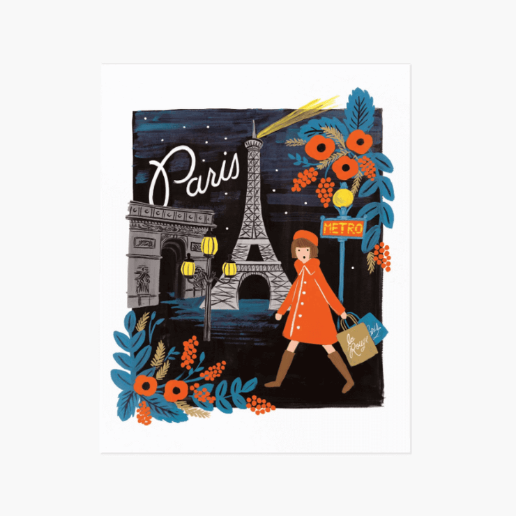 Rifle Paper Co - Poster - Travel Paris