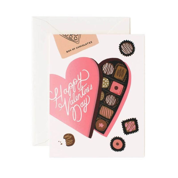 Valentine's day card - box of chocolates