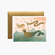 Rifle Paper Co - Greeting card - Thank you mermaid