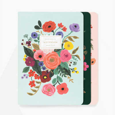 Set of 3 notebooks - Garden party