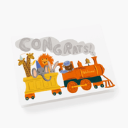 Rifle Paper Co - Birth greeting card - little engine - fun and delicate attention for baby birth