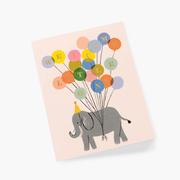 Birth greeting card - Welcome elephant