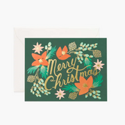 Christmas card - Wintergreen garden
