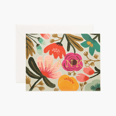 Greeting Card - Gold Floral