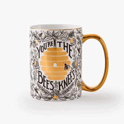 Rifle Paper Co - Generous porcelain Mug - You're the Bee's Knees - cute gift idea for loved one