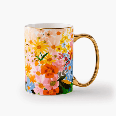 Rifle Paper co - generous mug porcelain - Marguerite - colourful and original gift idea