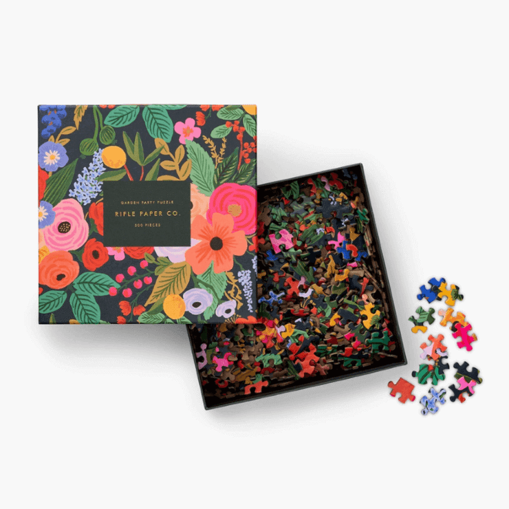 Rifle Paper Co - puzzle 500 pieces - garden party 