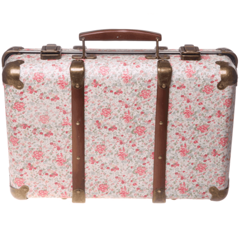 SASS AND BELLE Vintage suitcase rose adorable and original kids storage French Blossom
