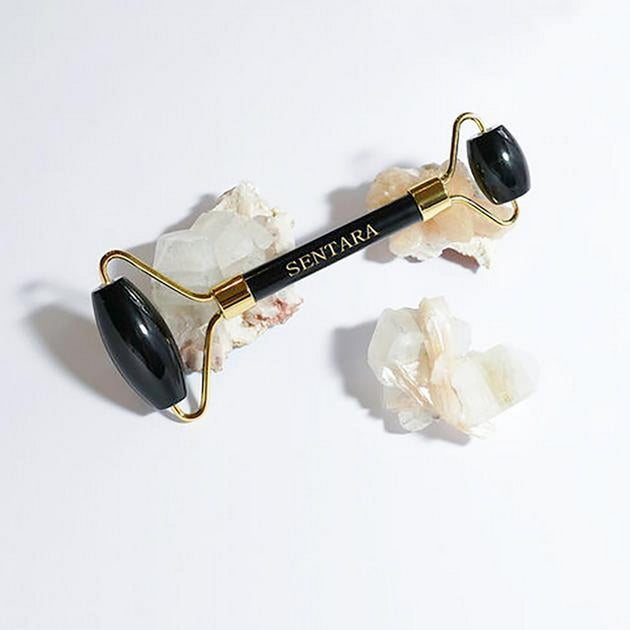 SENTARA HOLISTIC - Face roller - Black obsidian – French Blossom