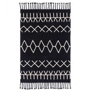 Black berber rug