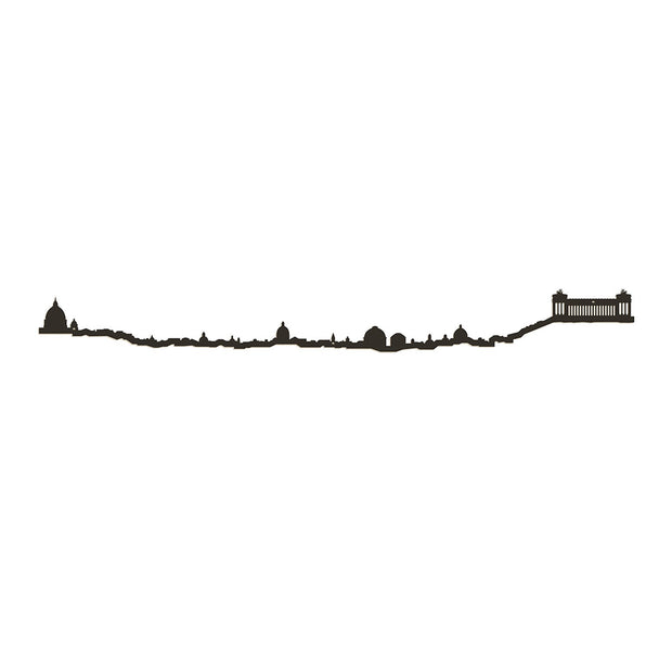 THE LINE - city skyline wall decoration - Rome black