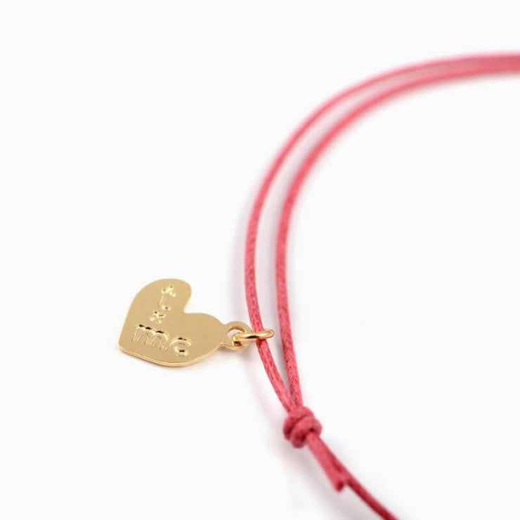 Titlee x Mathilde Cabanas - Bisou adjustable bracelet - made in France