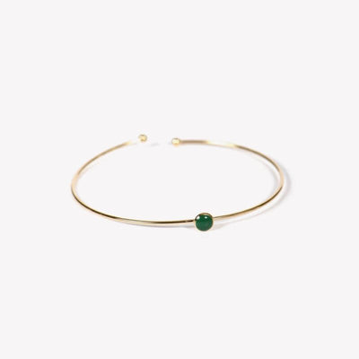 Titlee - Barlow bangle - green Mélèze - made in France